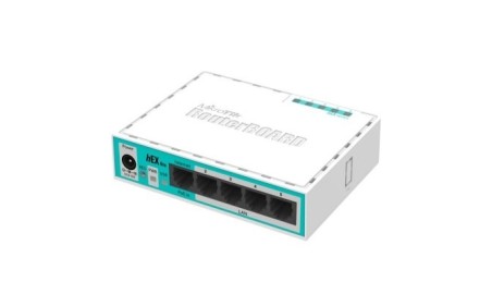 MikroTik RB750r2 hEX lite Router 5x10/100 L4