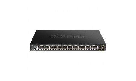 D-Link DGS-1250-52XMP/E Switch 48xG PoE+4x10G SFP+