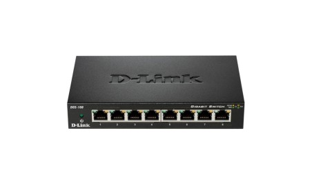 D-Link DGS-108 Switch 8xGB Metal