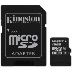 T.memoria micro SD 16GB 1 adap. Kingston