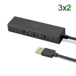1LIFE HUB USB 3.0  3 puertos LAN RJ45 PROMO3X2