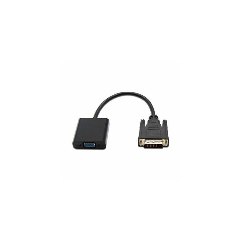 CONVERSOR MINI HDMI A SVGA+AUDIO  HDMI C/M-SVGA/H+JACK 3.5/H  NEGRO  10 CM+1.0 M