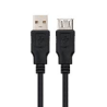 CABLE USB 2.0  TIPO A/M-A/H  NEGRO  3.0 M