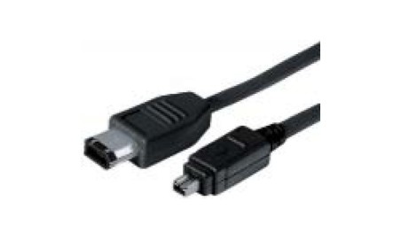 CABLE FIREWIRE IEEE1394A  6/M-4/M 400MBPS  1.8 M