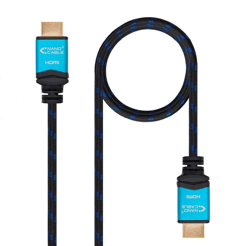 CABLE HDMI V2.0 4K@60Hz 18Gbps  A/M-A/M  NEGRO  1.0 M