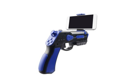 Omega Pistola Bluetooth Gaming Negro+Azul