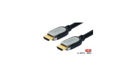 CABLE HDMI V1.4 (ALTA VELOCIDAD / HEC)  A/M-A/M  ORO  1.0 M