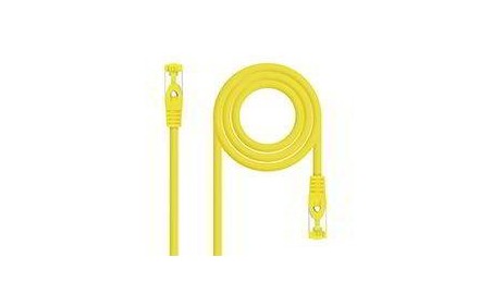 CABLE RED LATIGUILLO RJ45 LSZH CAT.6A SFTP AWG26  AMARILLO  2.0 M