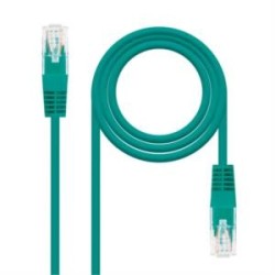 CABLE RED LATIGUILLO RJ45 LSZH CAT.6A SFTP AWG26  VERDE  2.0 M