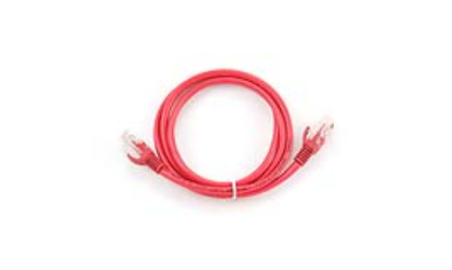 CABLE RED LATIGUILLO RJ45 LSZH CAT.6A SFTP AWG26  ROJO  0.5 M