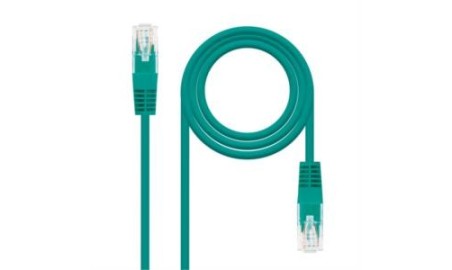 CABLE RED LATIGUILLO RJ45 LSZH CAT.6A SFTP AWG26  VERDE  0.5 M