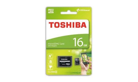 TOSHIBA T.memoria micro SD 16GB 1 adap
