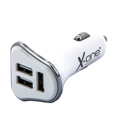 X-One cargador coche 3x USB...