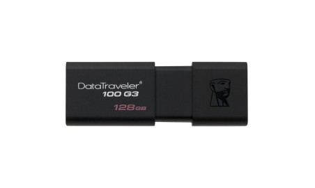 Kingston DataTraveler DT100G3 128GB USB 3.0 Negro